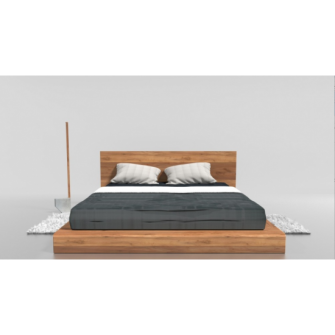 Bed Lacq (Natural Wood)
